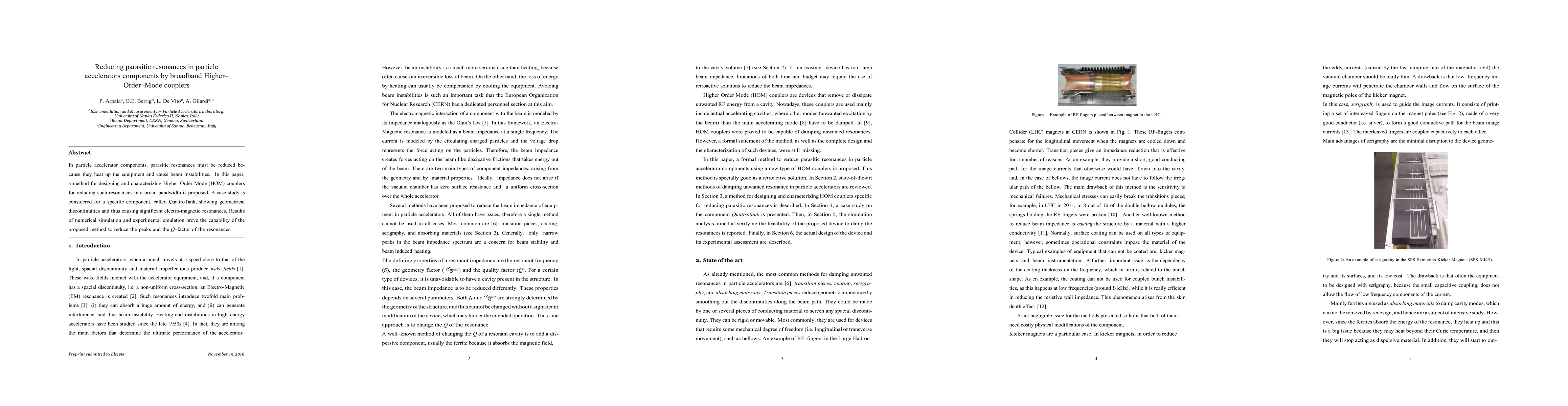 Thumbnail for Reducing parasitic resonances in particle accelerators components by
  broadband Higher Order Mode couplers