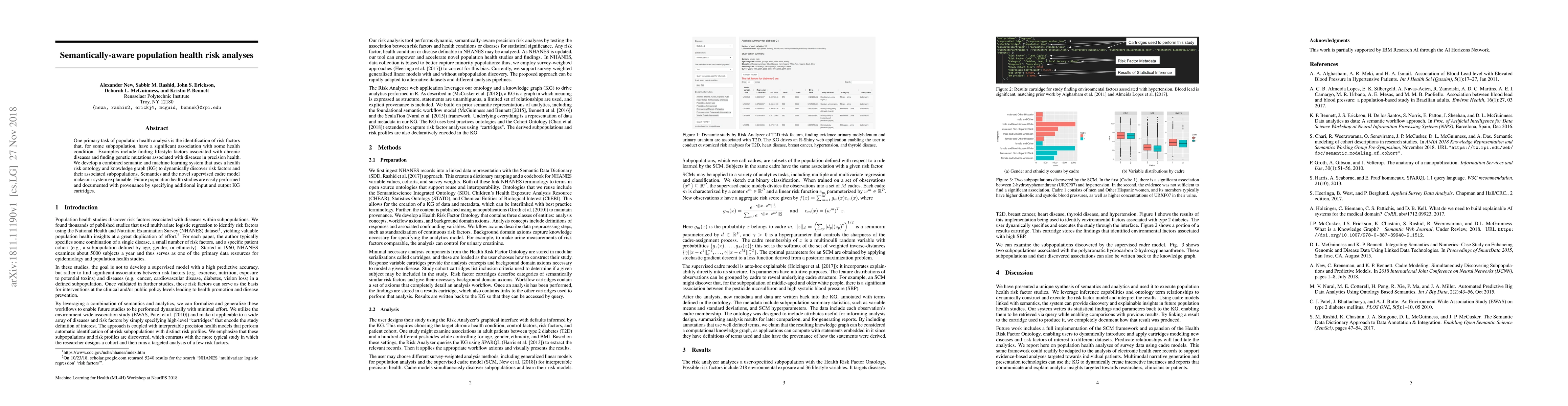Thumbnail for Semantically-aware population health risk analyses