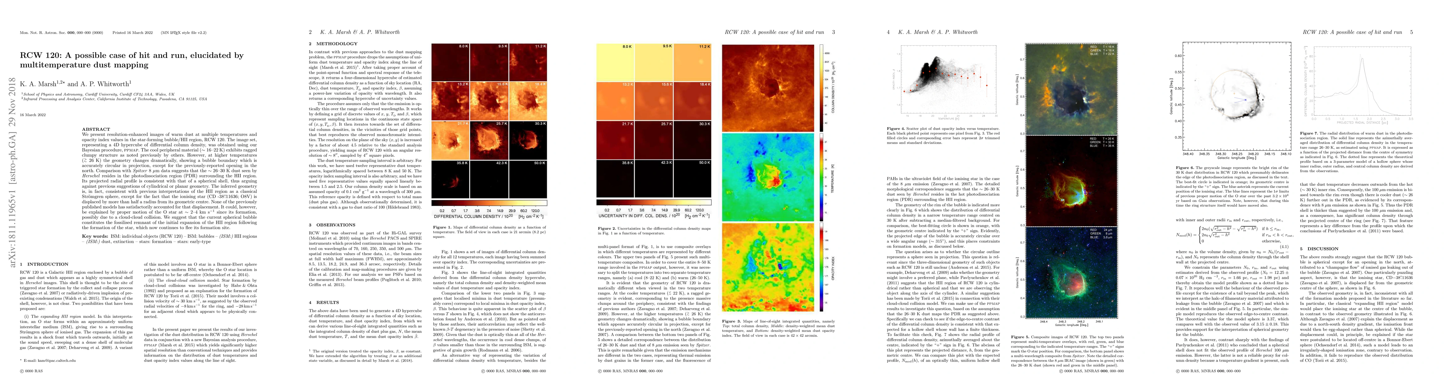 Thumbnail for RCW 120: A possible case of hit and run, elucidated by multi temperature
  dust mapping