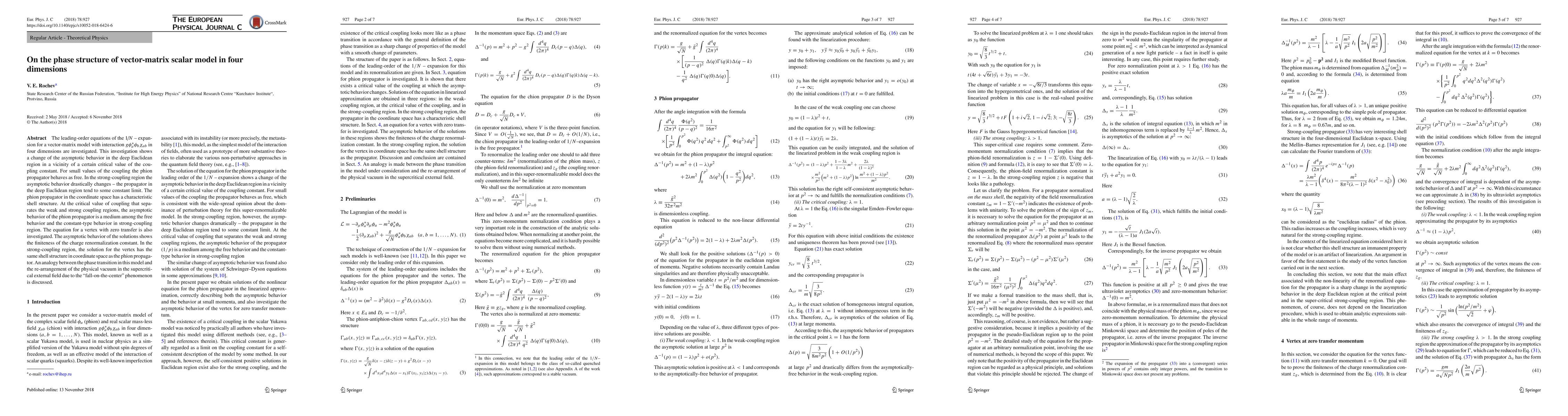 Thumbnail for On the phase structure of vector-matrix scalar model in four dimensions