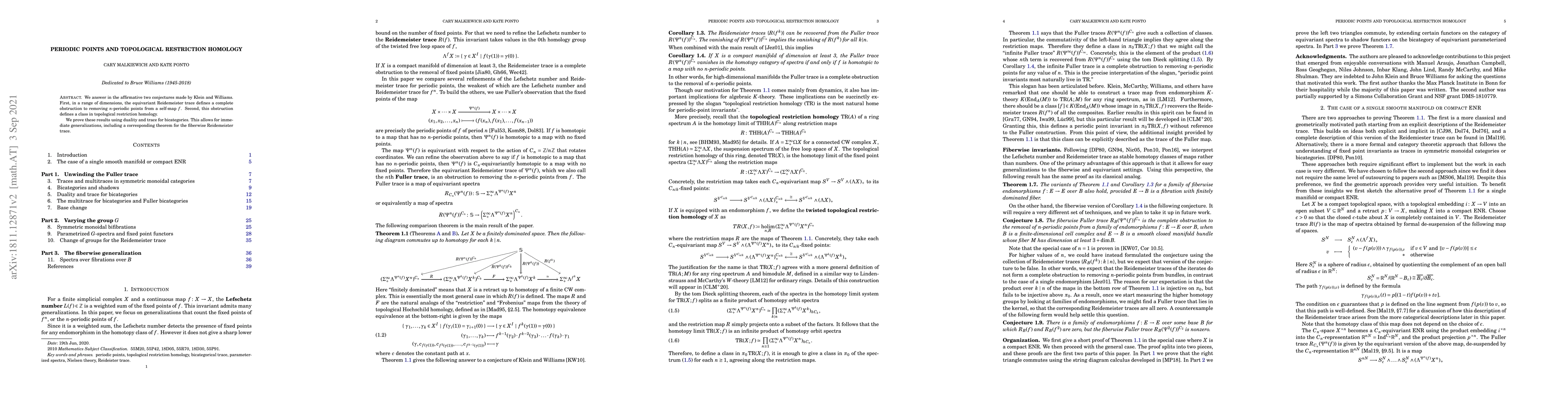 Thumbnail for Periodic points and topological restriction homology