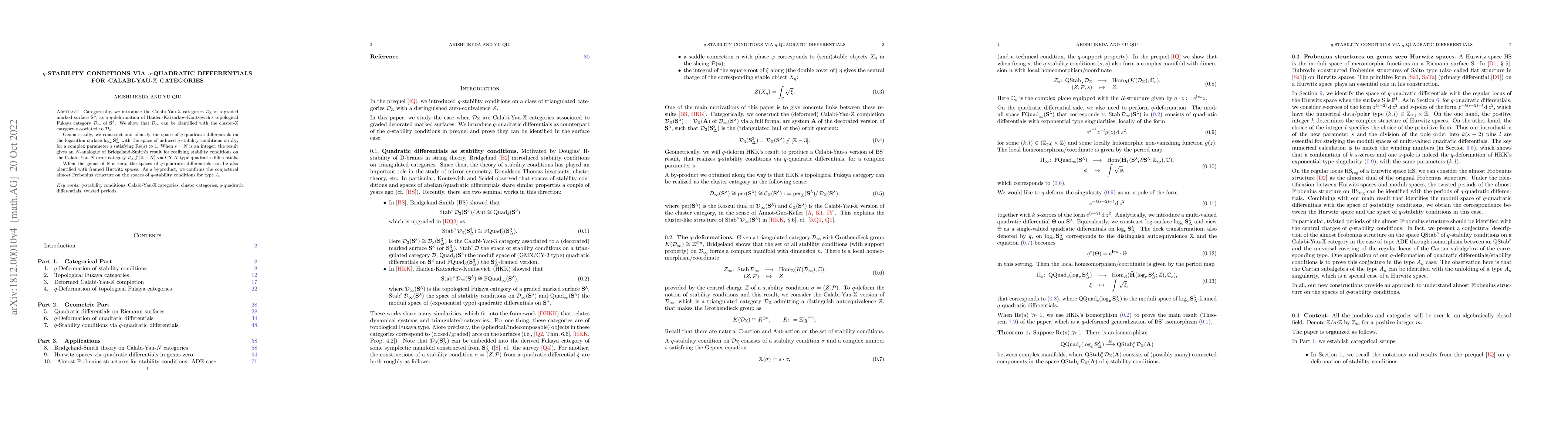 Thumbnail for $q$-Stability conditions via $q$-quadratic differentials for
  Calabi-Yau-$\mathbb{X}$ categories
