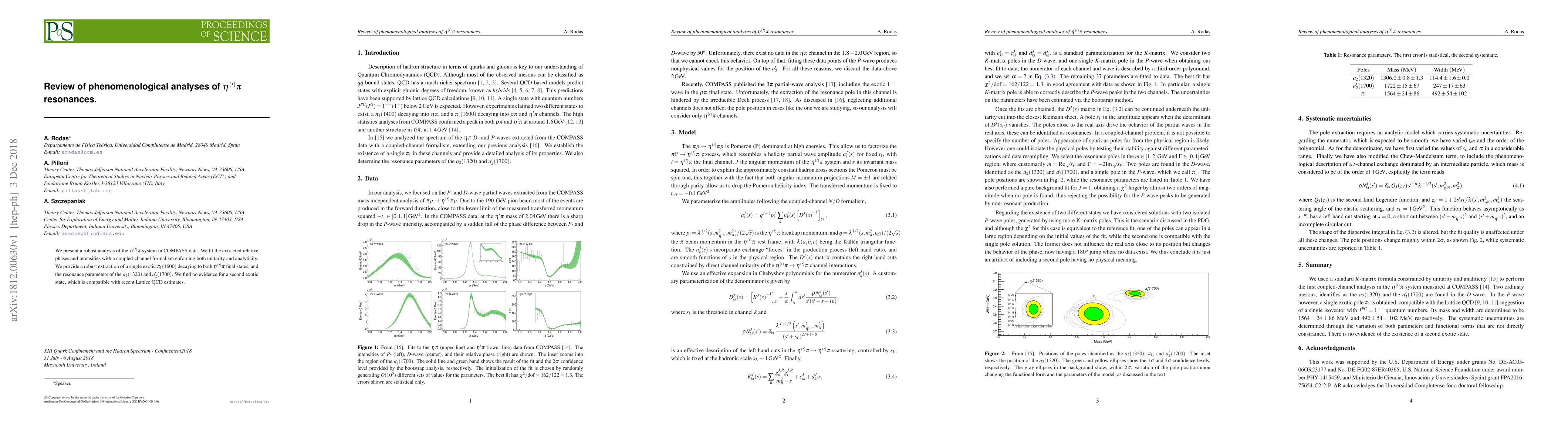 Thumbnail for Review of phenomenological analyses of $\eta^{(\prime)} \pi$ resonances