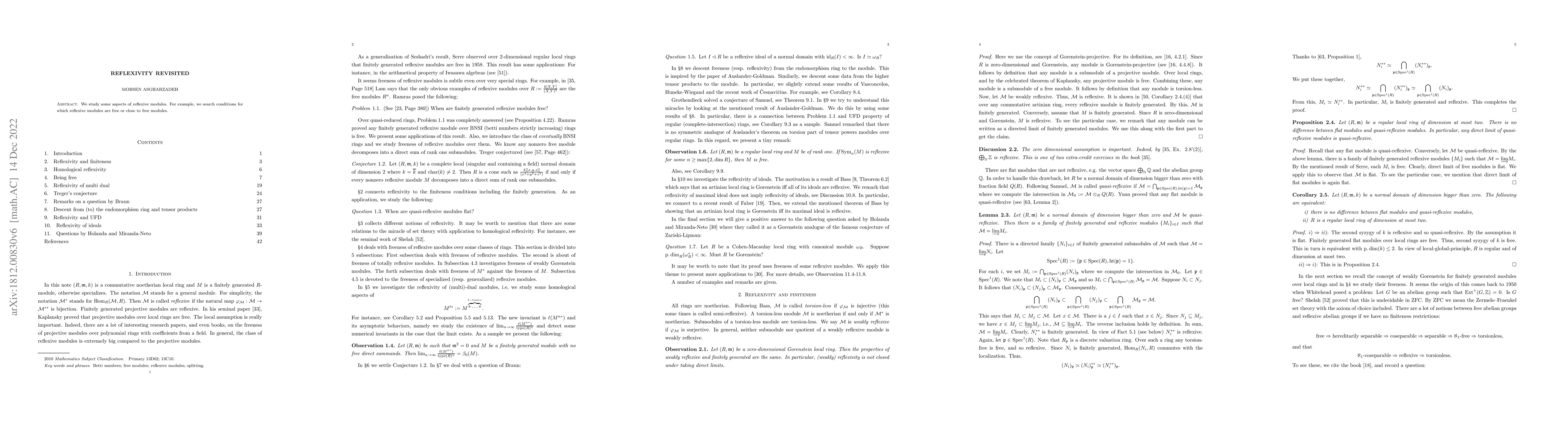 Thumbnail for Reflexivity revisited