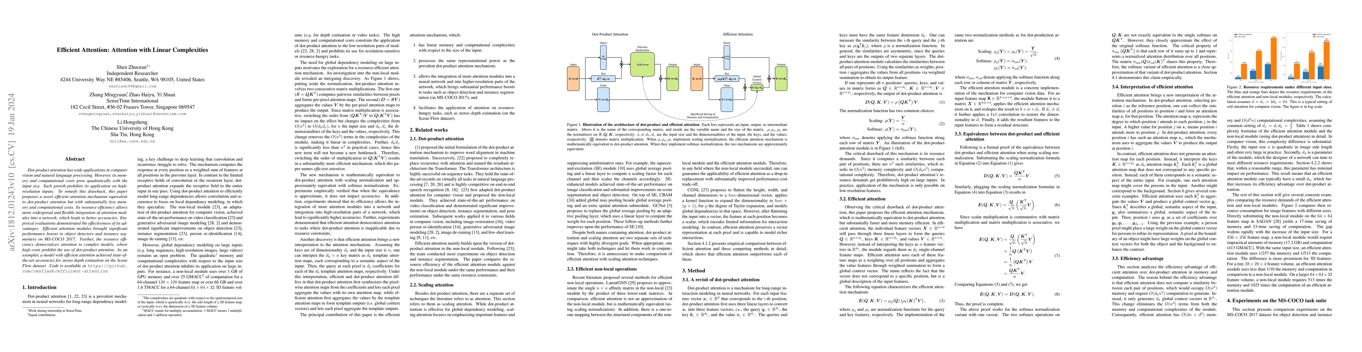 Thumbnail for Efficient Attention: Attention with Linear Complexities