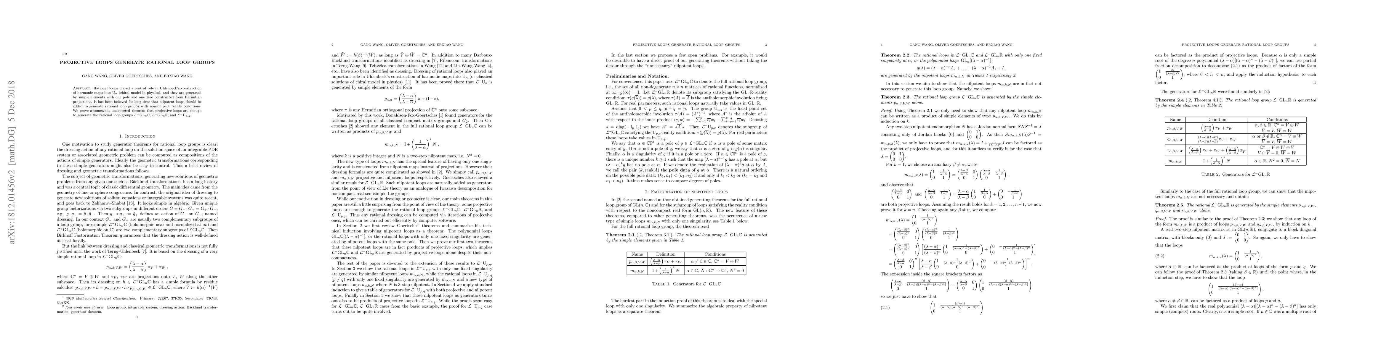 Thumbnail for Projective loops generate rational loop groups