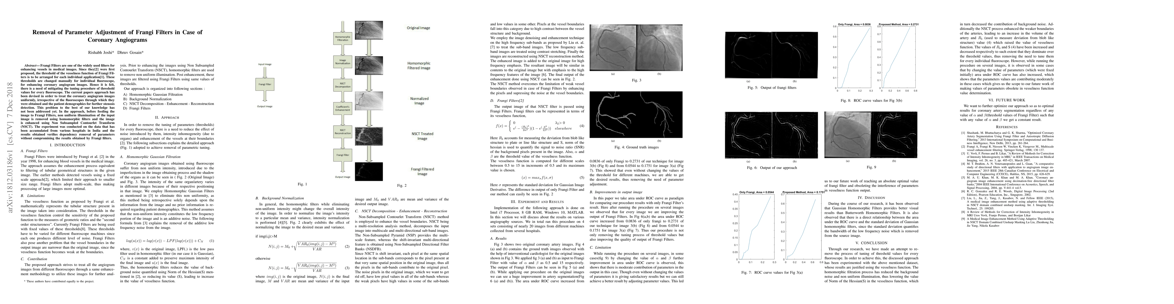Thumbnail for Removal of Parameter Adjustment of Frangi Filters in Case of Coronary
  Angiograms