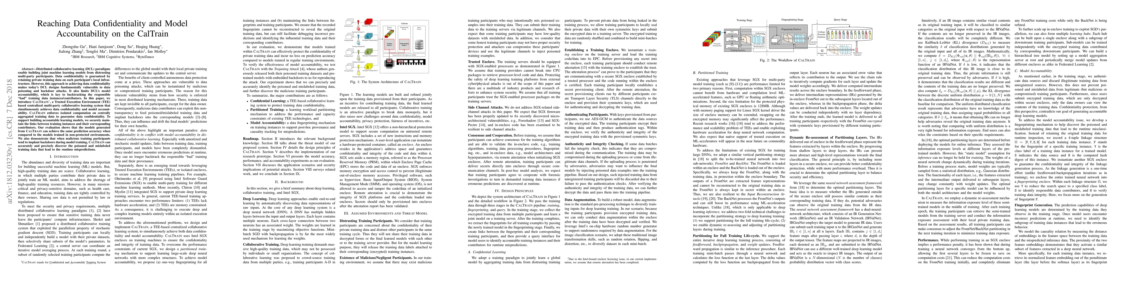 Thumbnail for Reaching Data Confidentiality and Model Accountability on the CalTrain