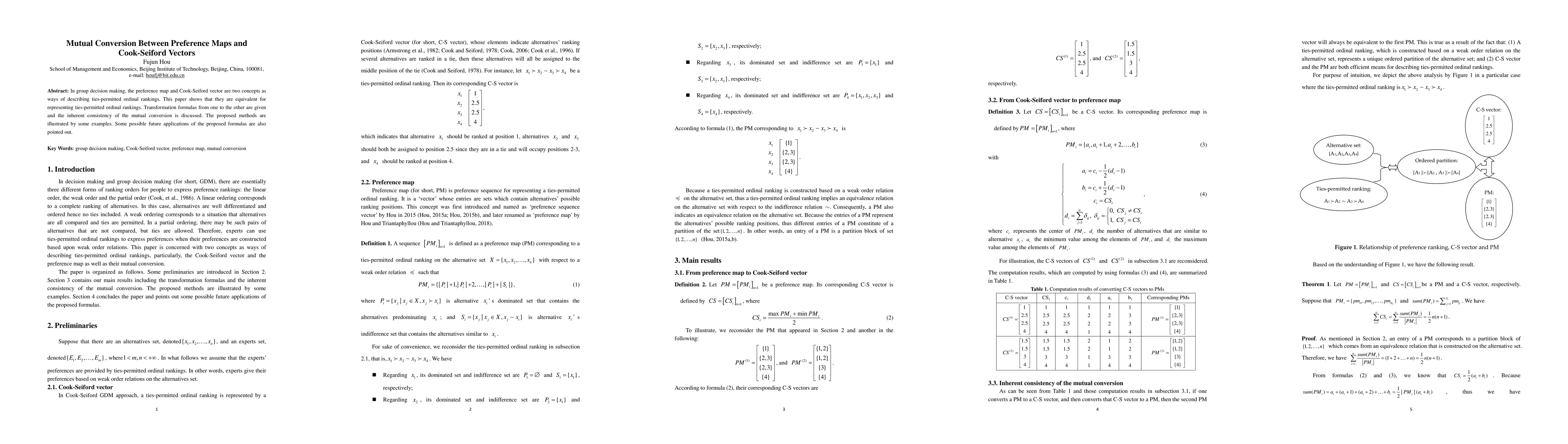 Thumbnail for Mutual Conversion Between Preference Maps And Cook-Seiford Vectors