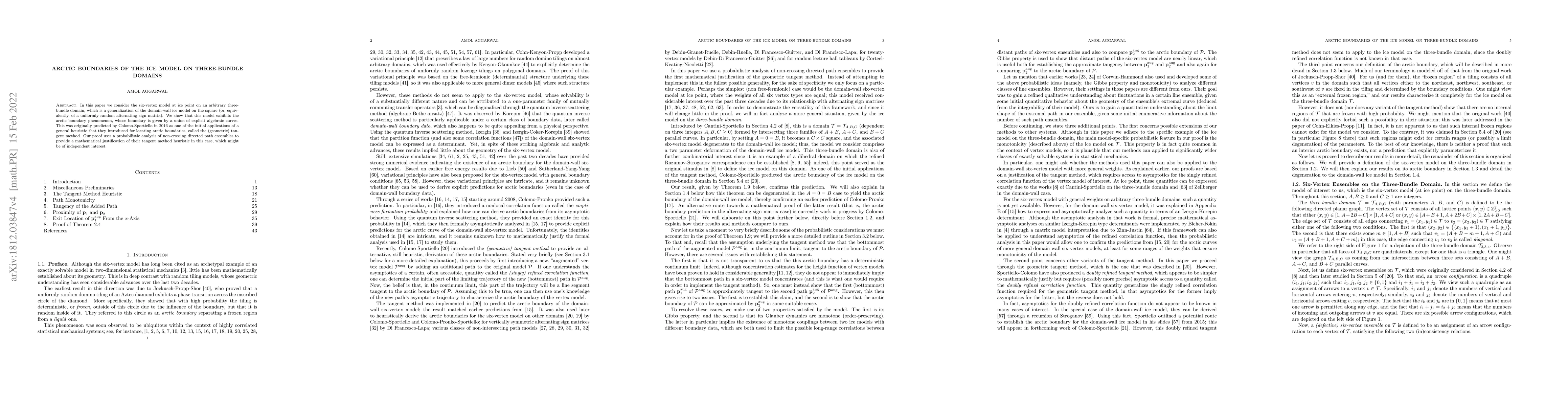 Thumbnail for Arctic Boundaries of the Ice Model on Three-Bundle Domains