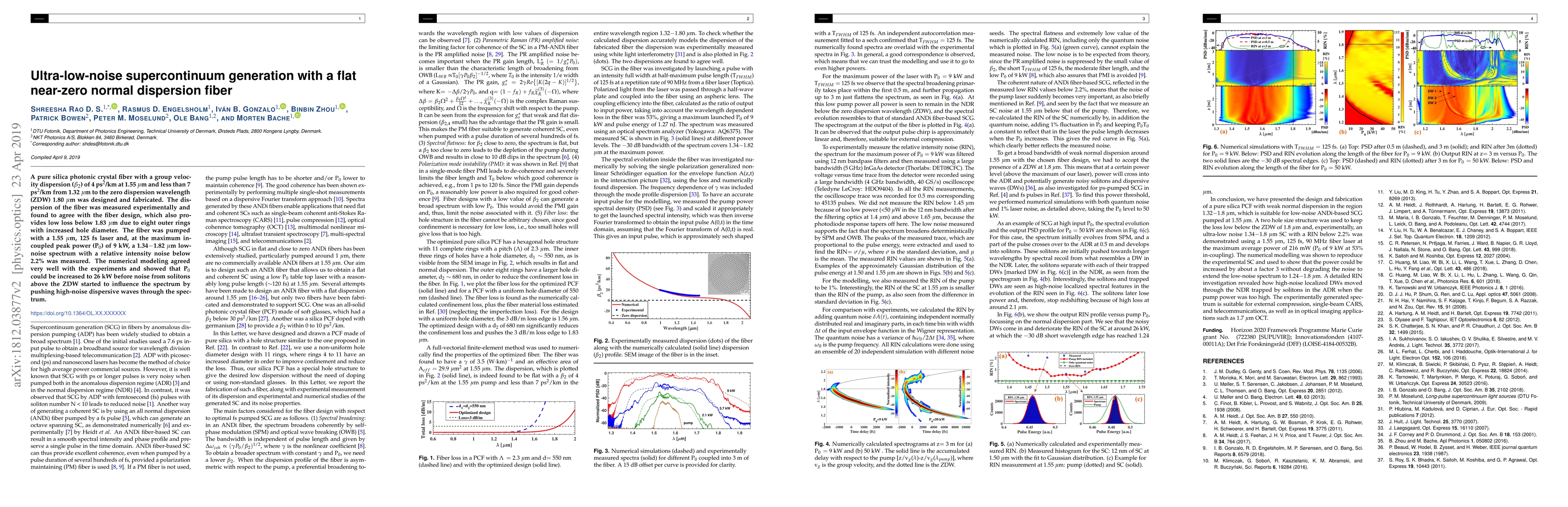 Thumbnail for Ultra-low-noise supercontinuum generation with a flat near-zero normal
  dispersion fiber