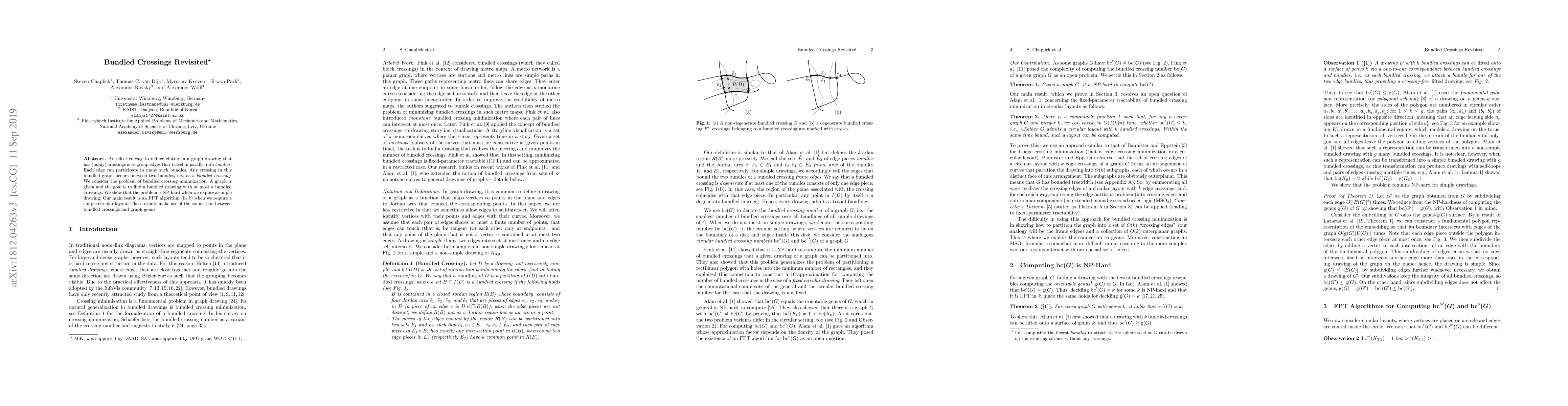 Thumbnail for Bundled Crossings Revisited