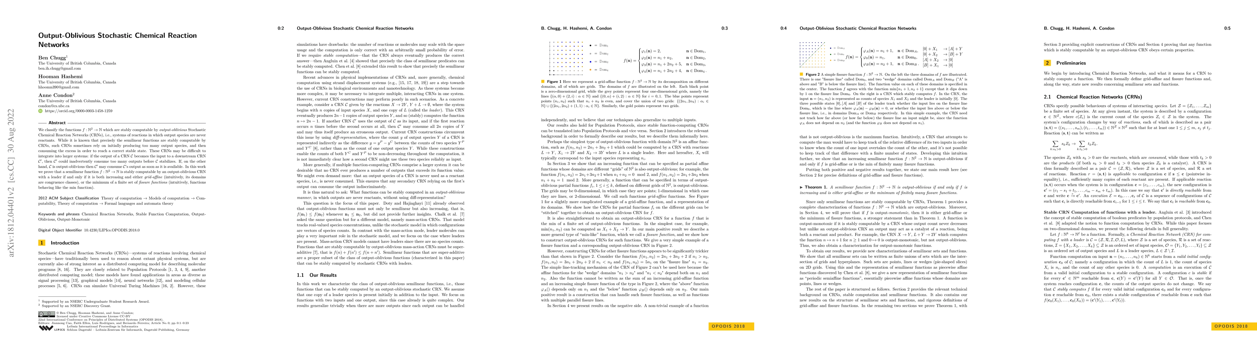 Thumbnail for Output-Oblivious Stochastic Chemical Reaction Networks