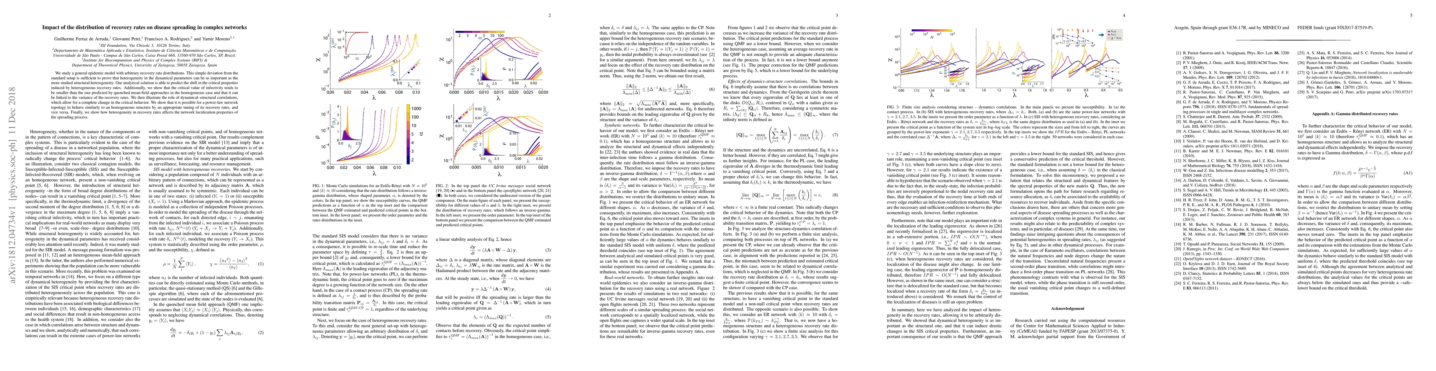 Thumbnail for Impact of the distribution of recovery rates on disease spreading in
  complex networks