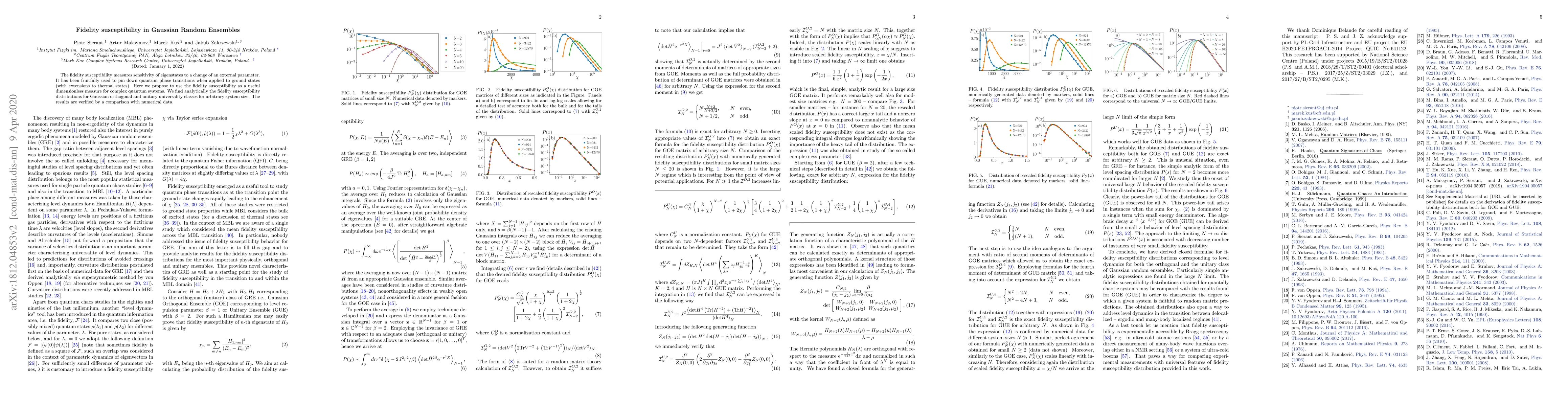 Thumbnail for Fidelity susceptibility in Gaussian Random Ensembles