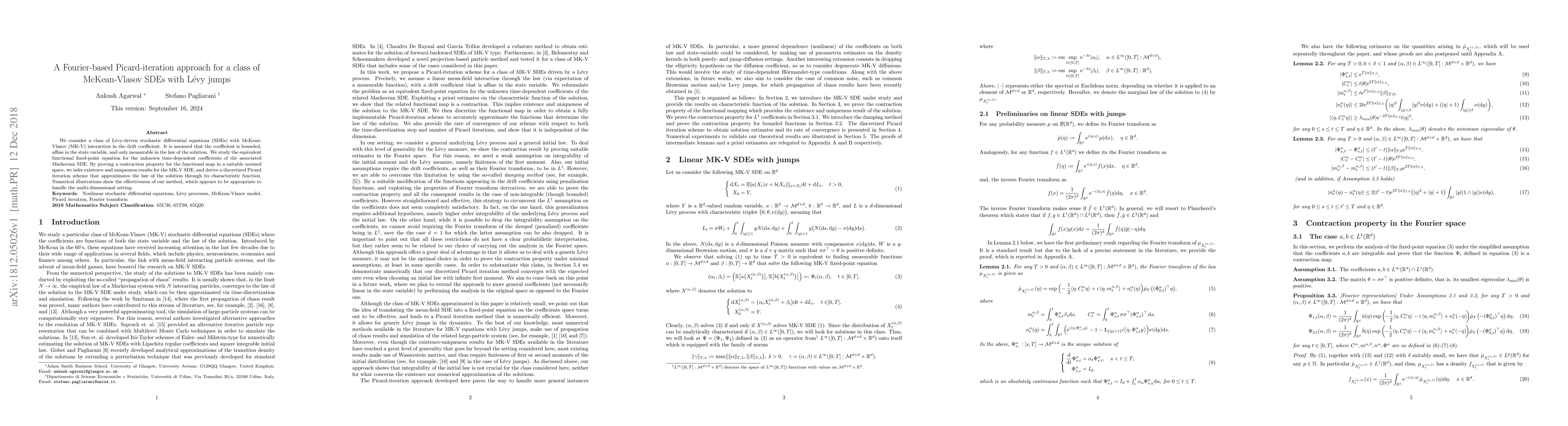 Thumbnail for A Fourier-based Picard-iteration approach for a class of McKean-Vlasov
  SDEs with L\'evy jumps