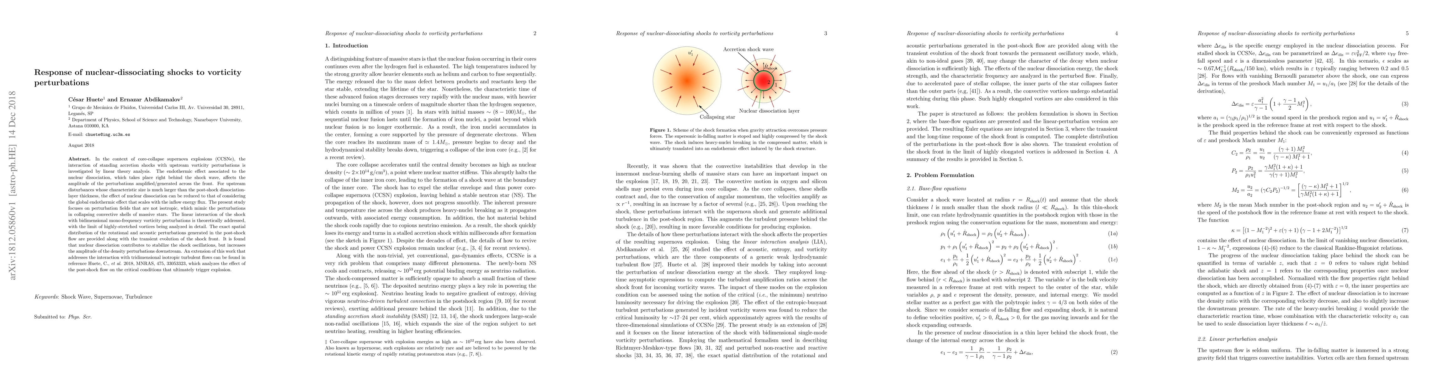 Thumbnail for Response of nuclear-dissociating shocks to vorticity perturbations