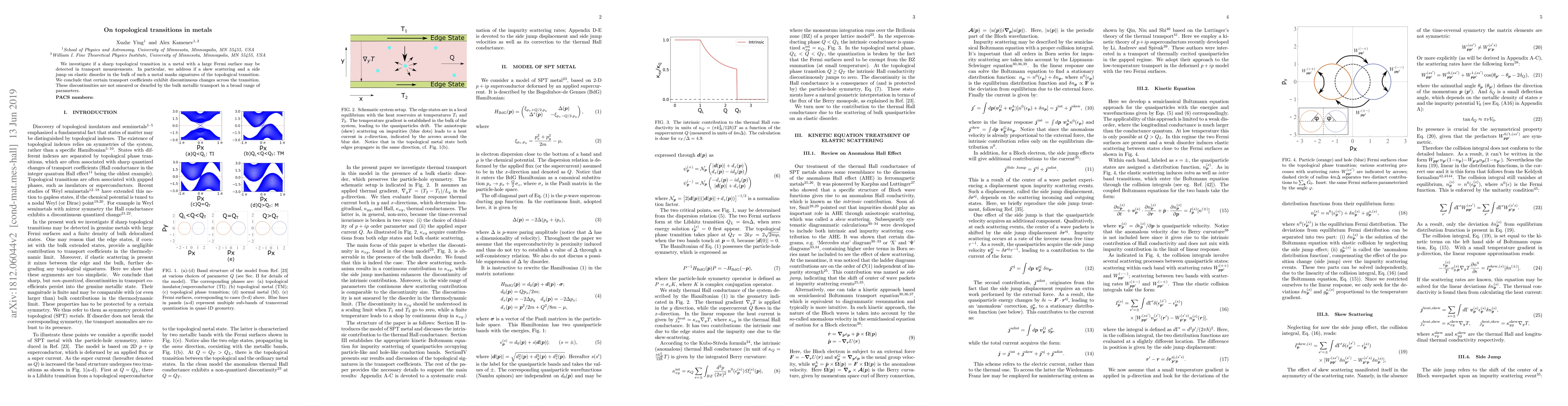 Thumbnail for On topological transitions in metals