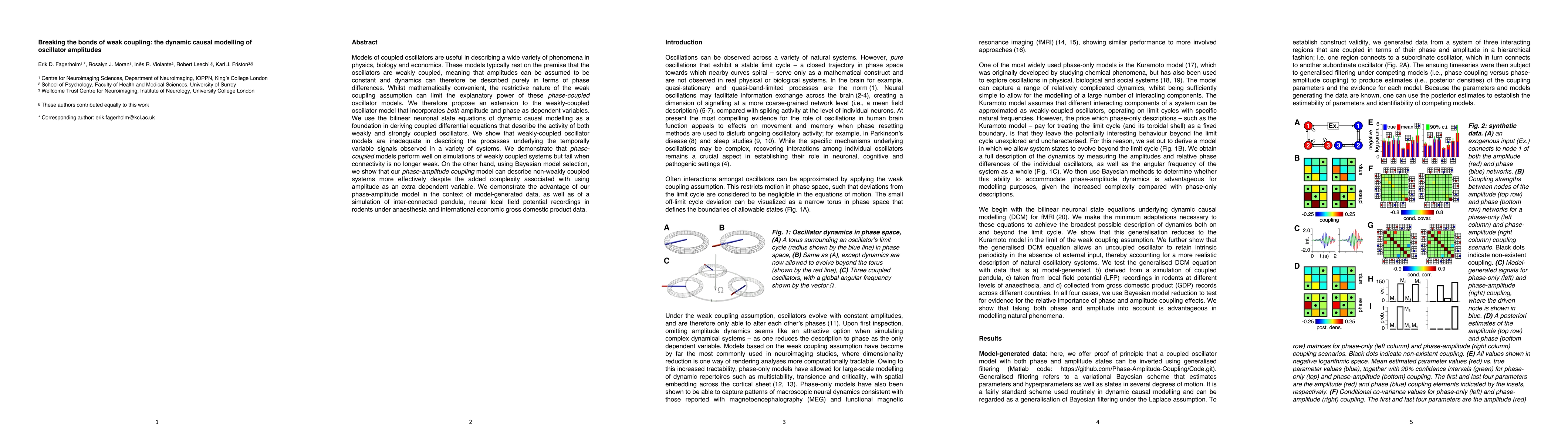 Thumbnail for Breaking the bonds of weak coupling: the dynamic causal modelling of
  oscillator amplitudes