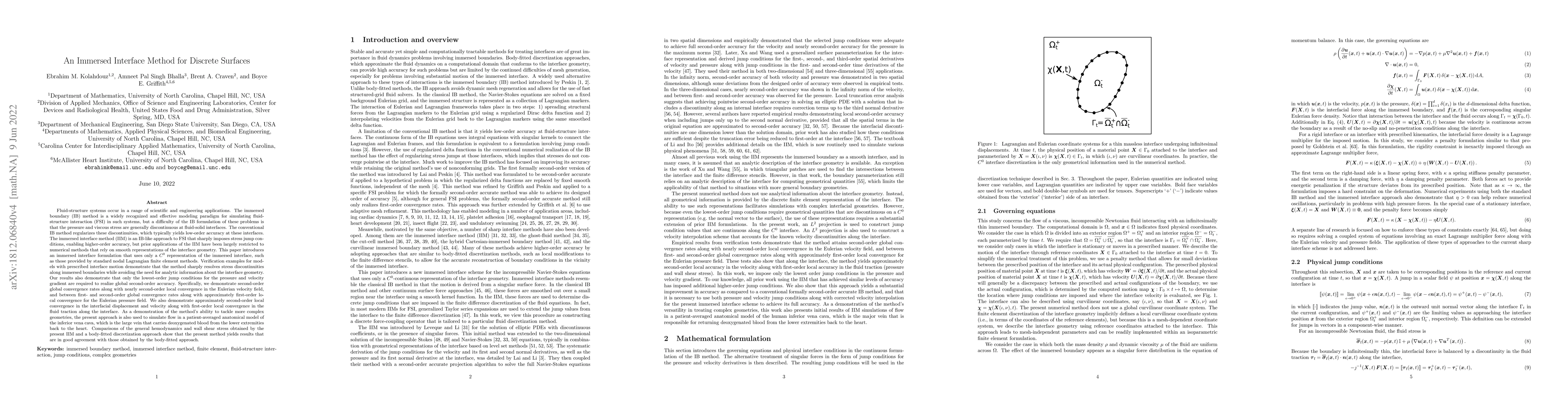 Thumbnail for An Immersed Interface Method for Discrete Surfaces
