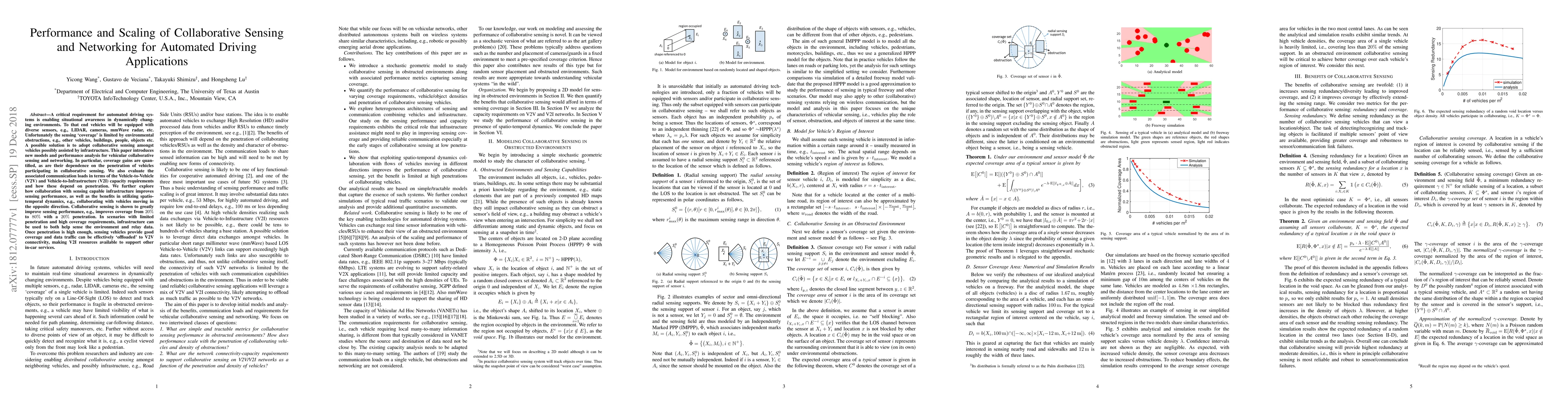 Thumbnail for Performance and Scaling of Collaborative Sensing and Networking for
  Automated Driving Applications