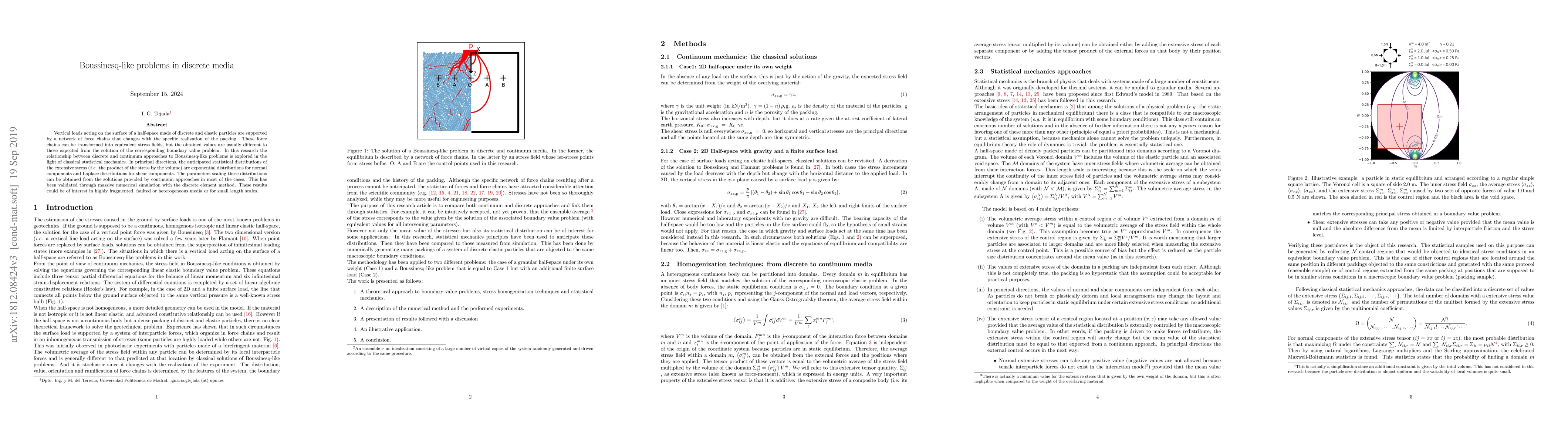 Thumbnail for Boussinesq-like problems in discrete media