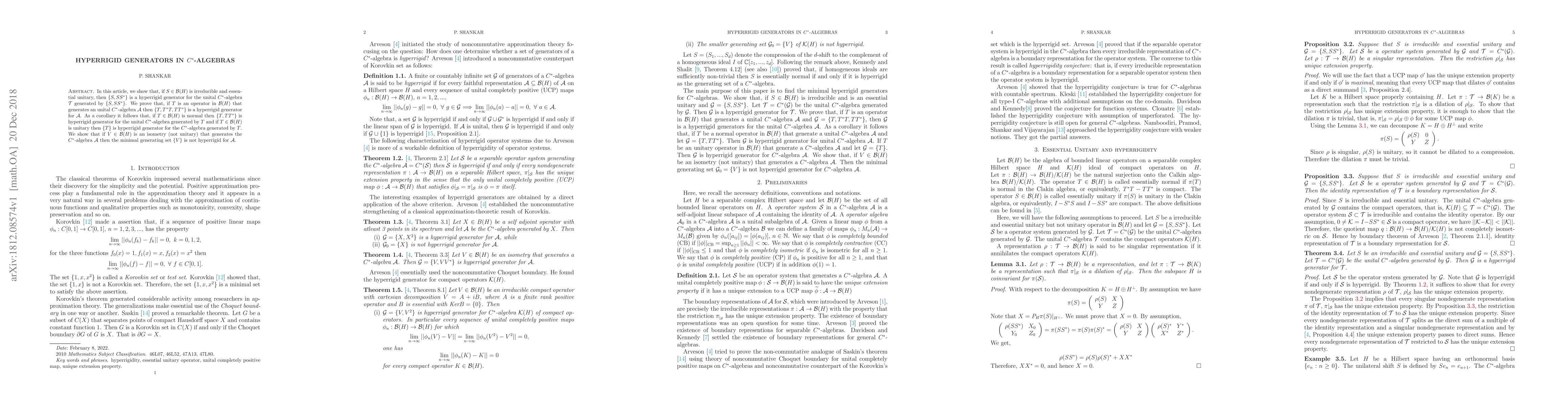 Thumbnail for Hyperrigid generators in C*-algebras
