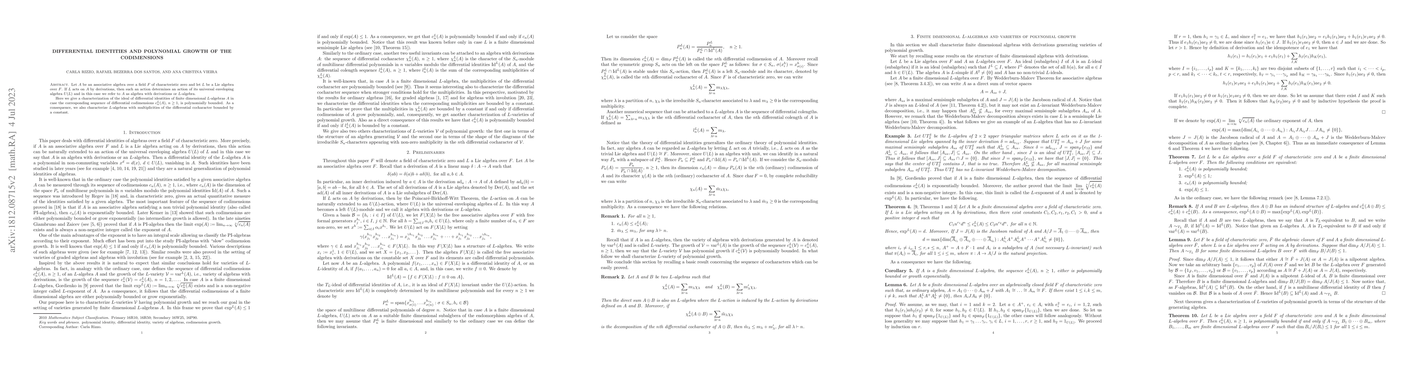 Thumbnail for Differential identities and polynomial growth of the codimensions