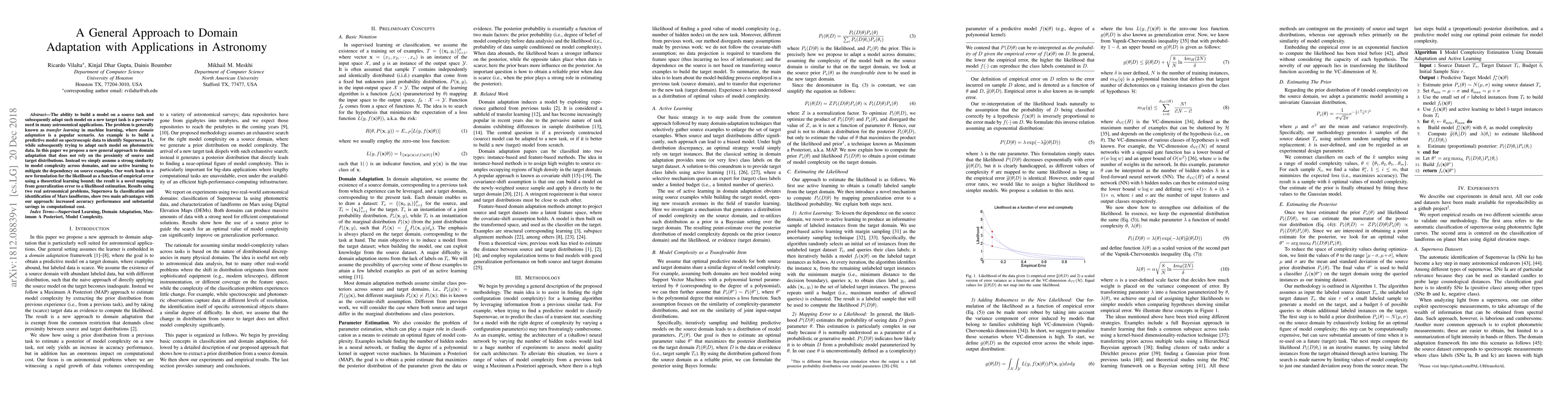 Thumbnail for A General Approach to Domain Adaptation with Applications in Astronomy