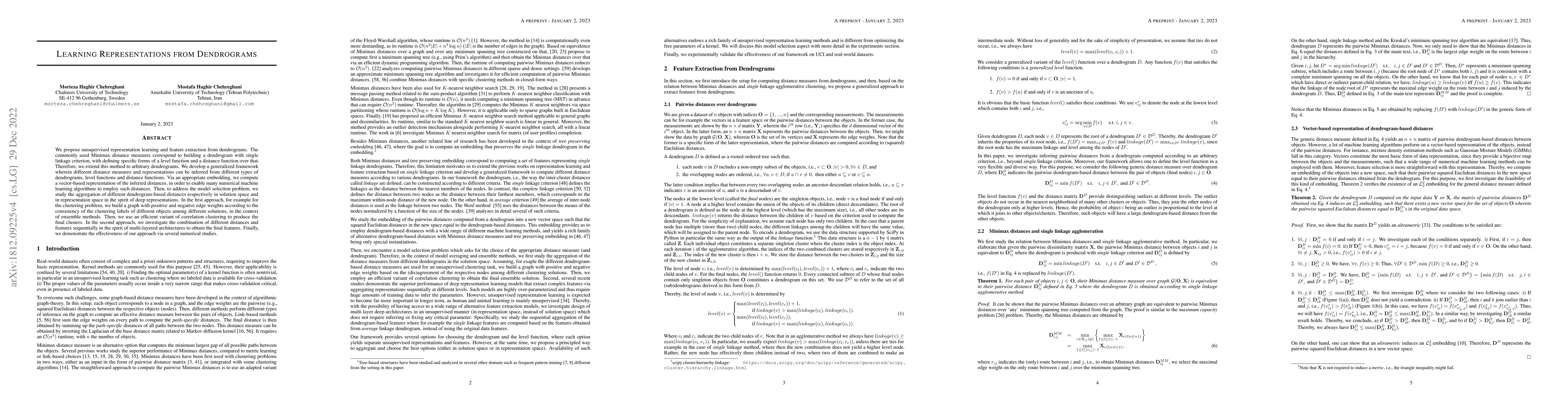 Thumbnail for Learning Representations from Dendrograms