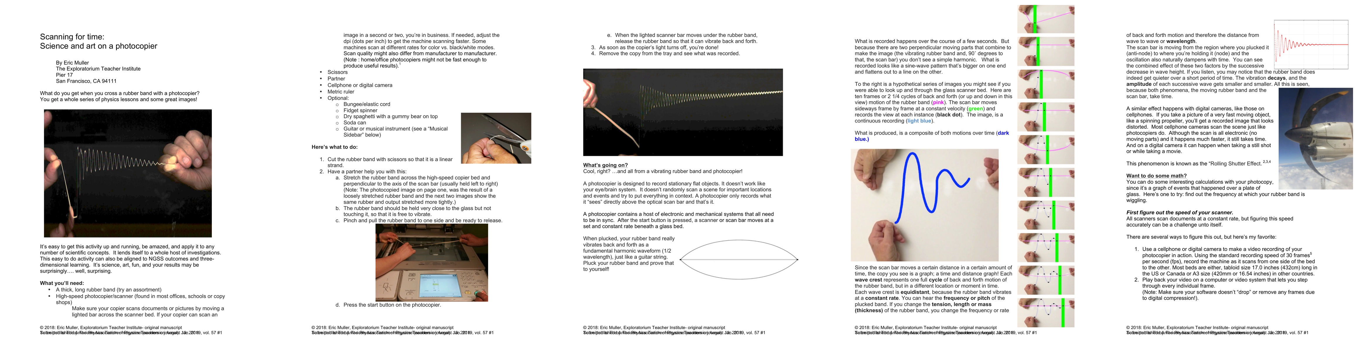 Thumbnail for Scanning for time: Science and art on a photocopier