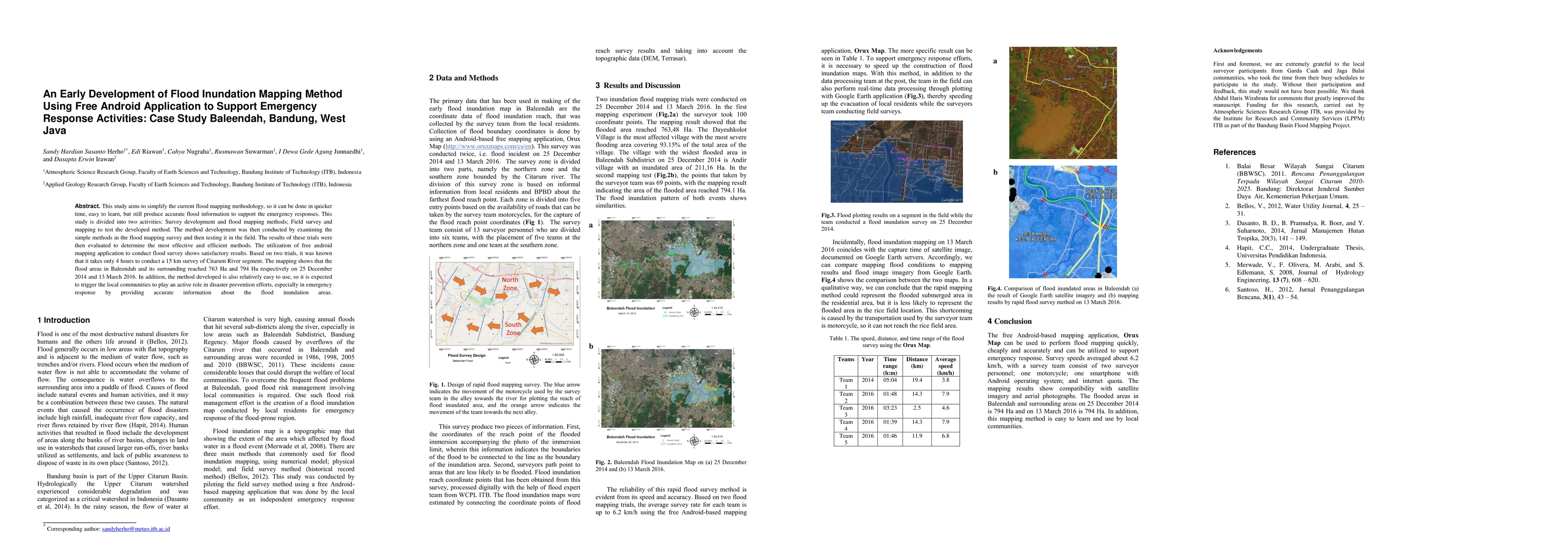 Thumbnail for An Early Development of Flood Inundation Mapping Method Using Free
  Android Application to Support Emergency Response Activities: Case Study
  Baleendah, Bandung, West Java
