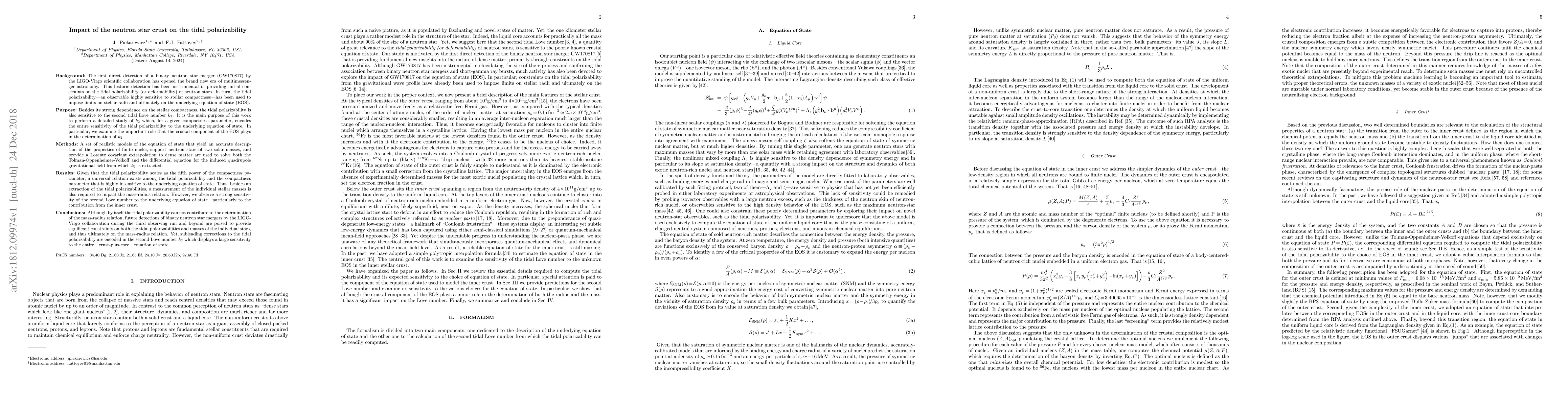 Thumbnail for Impact of the neutron star crust on the tidal polarizability