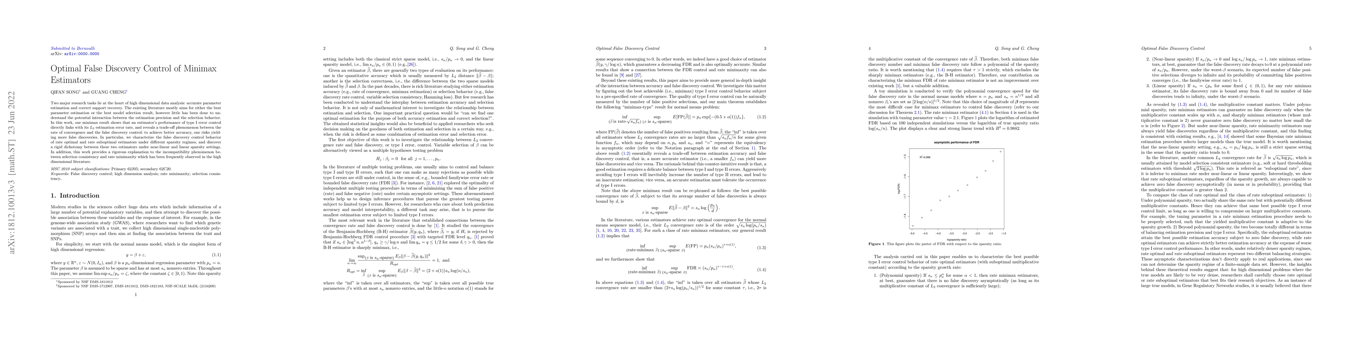 Thumbnail for Optimal False Discovery Control of Minimax Estimator