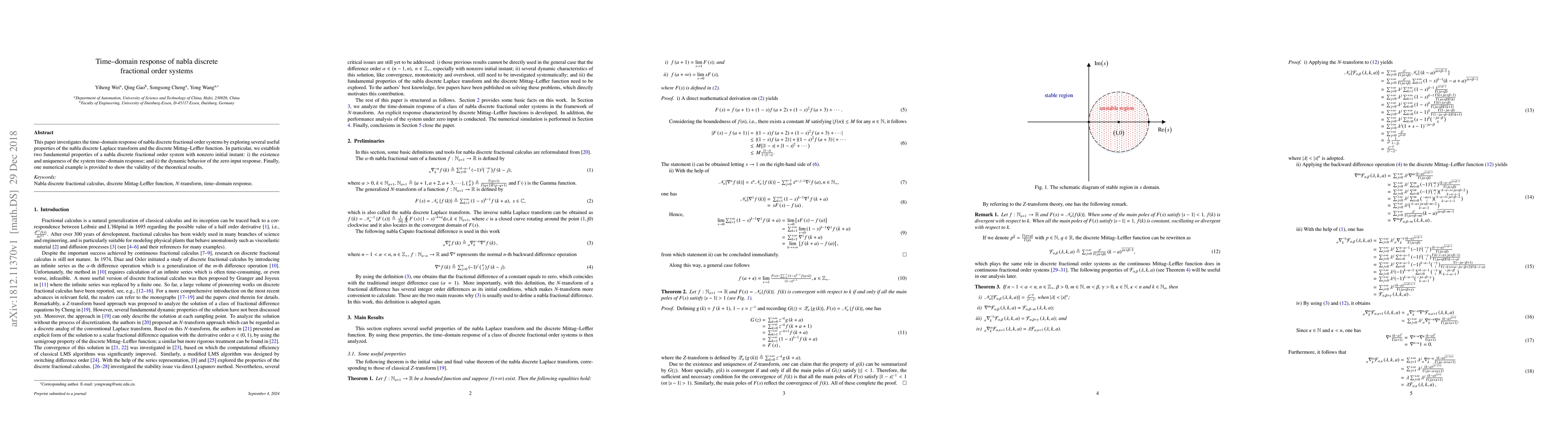 Thumbnail for Time-domain response of nabla discrete fractional order systems