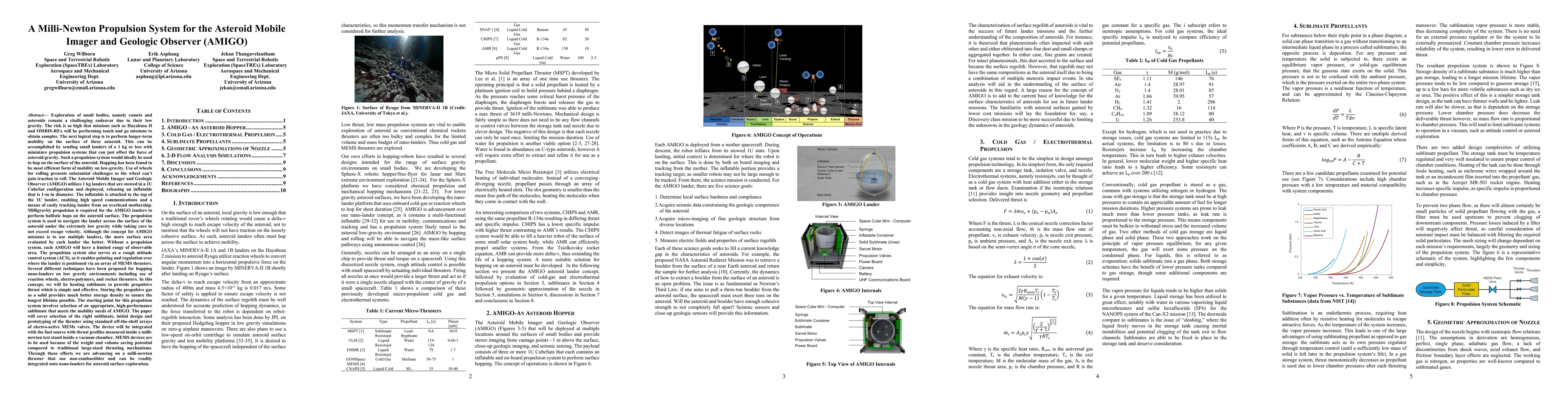 Thumbnail for A Milli-Newton Propulsion System for the Asteroid Mobile Imager and
  Geologic Observer (AMIGO)