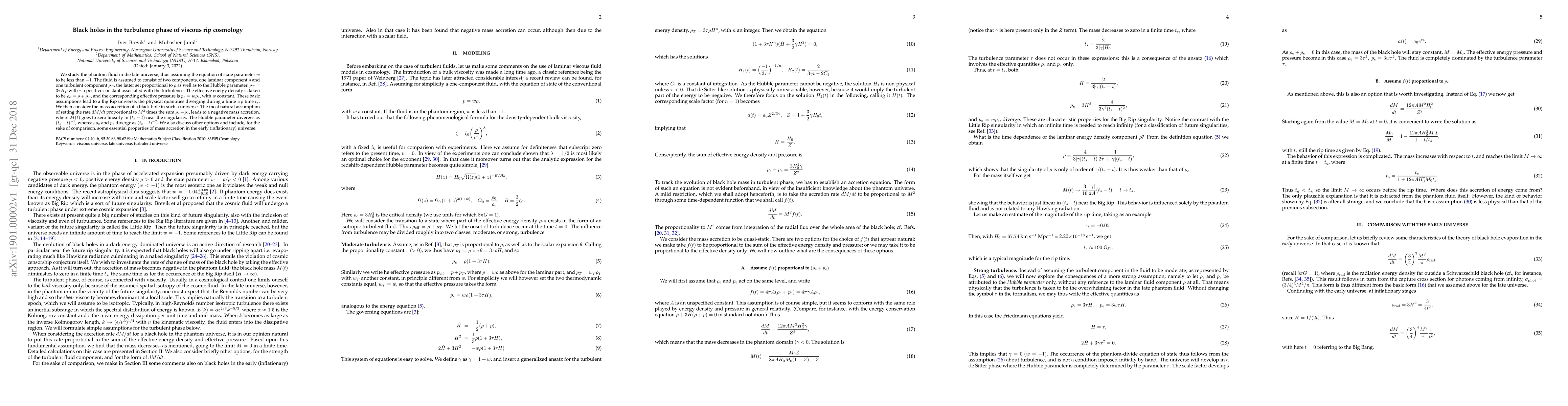 Thumbnail for Black Holes in the Turbulent Phase of Viscous Rip Cosmology