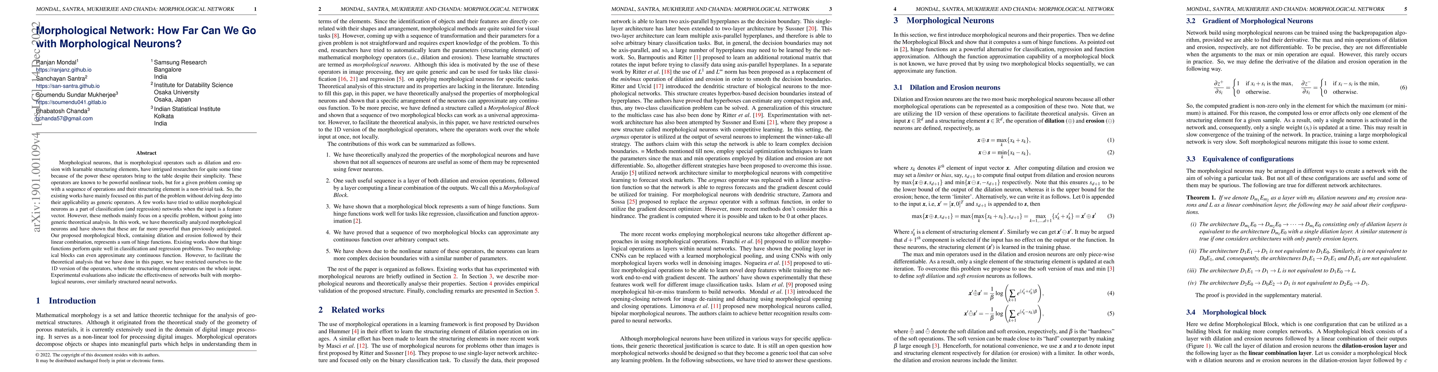 Thumbnail for Morphological Network: How Far Can We Go with Morphological Neurons?