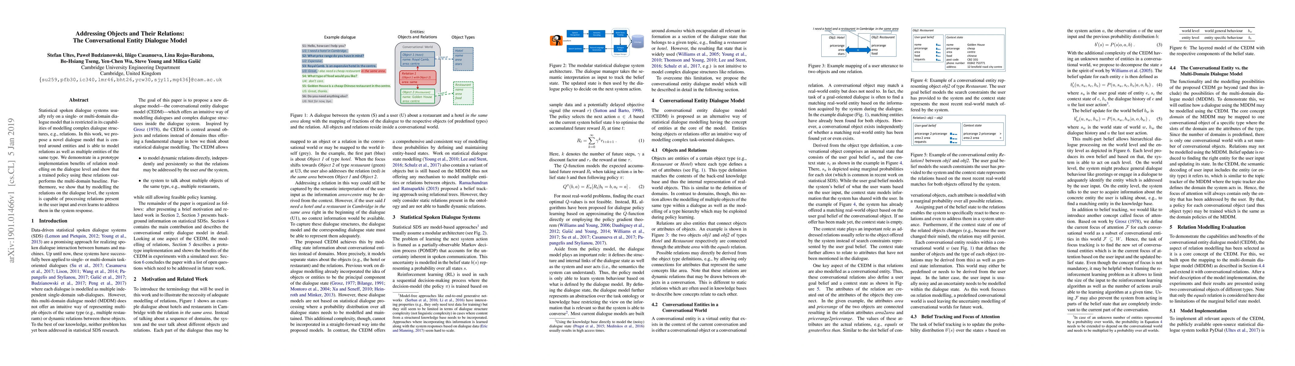 Thumbnail for Addressing Objects and Their Relations: The Conversational Entity
  Dialogue Model