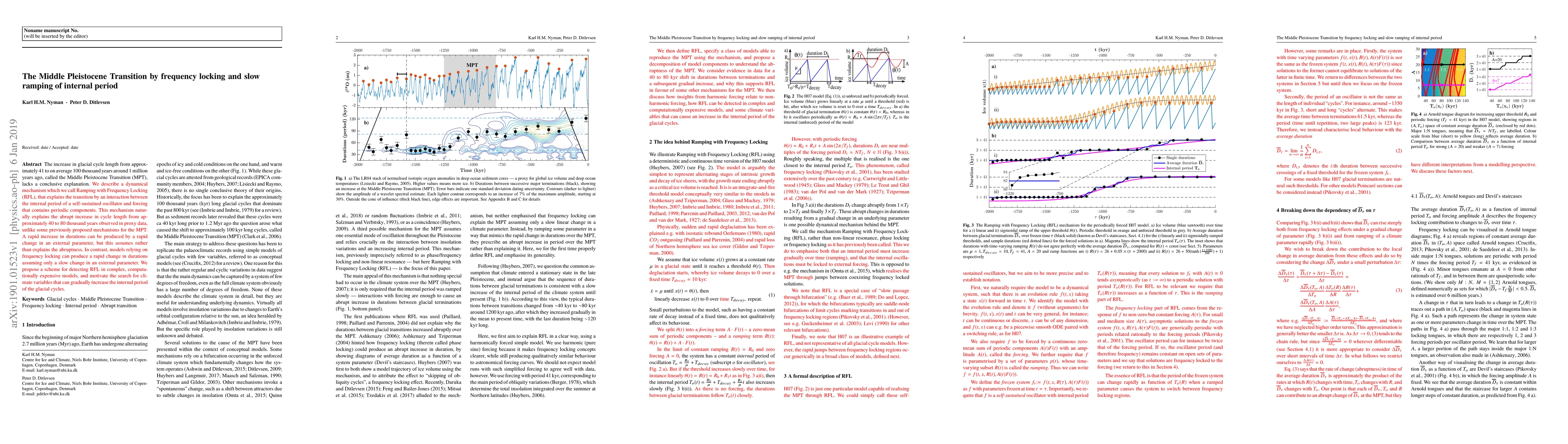 Thumbnail for The Middle Pleistocene Transition by frequency locking and slow ramping
  of internal period