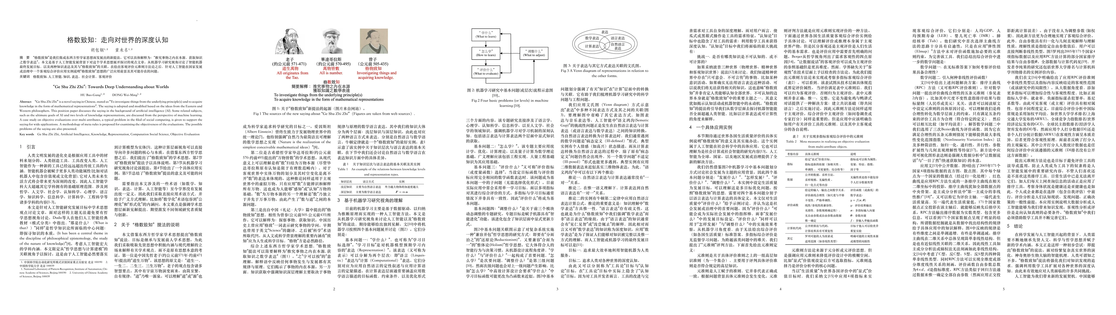 Thumbnail for "Ge Shu Zhi Zhi": Towards Deep Understanding about Worlds
