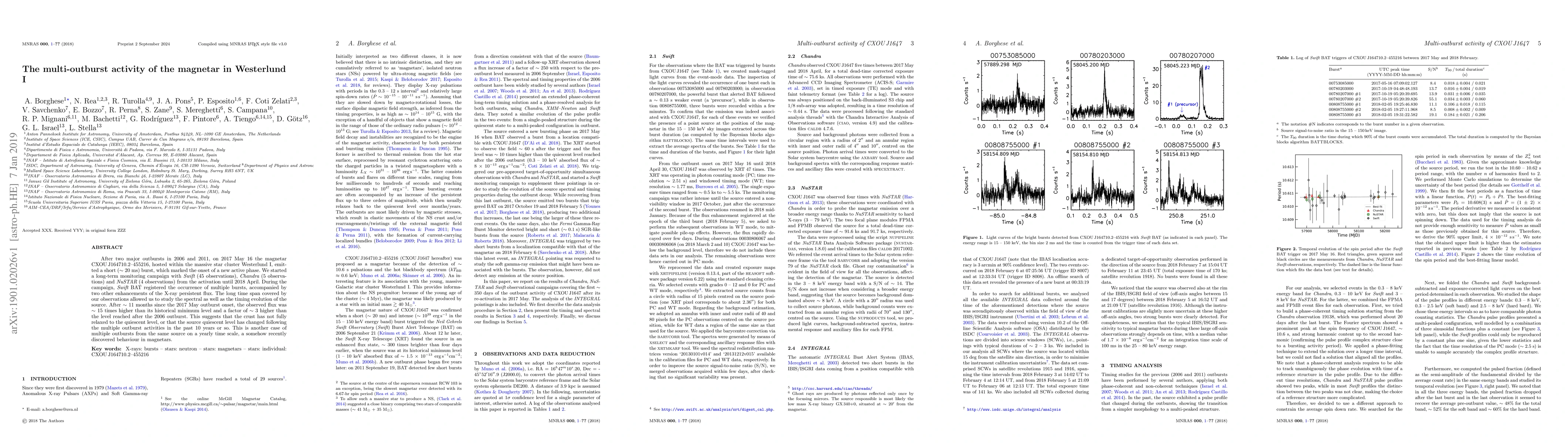 Thumbnail for The multi-outburst activity of the magnetar in Westerlund I