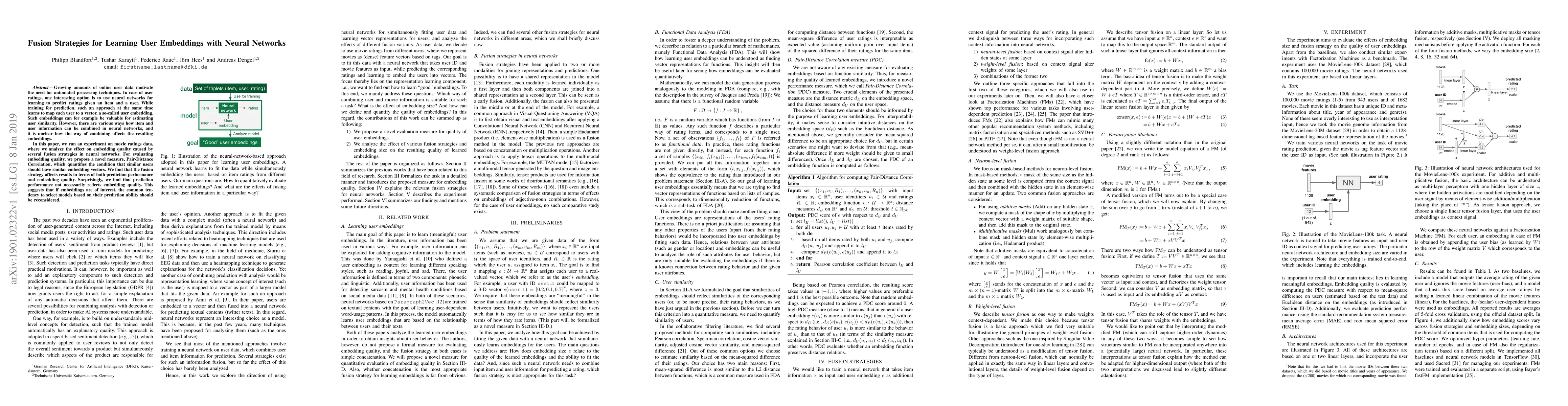 Thumbnail for Fusion Strategies for Learning User Embeddings with Neural Networks
