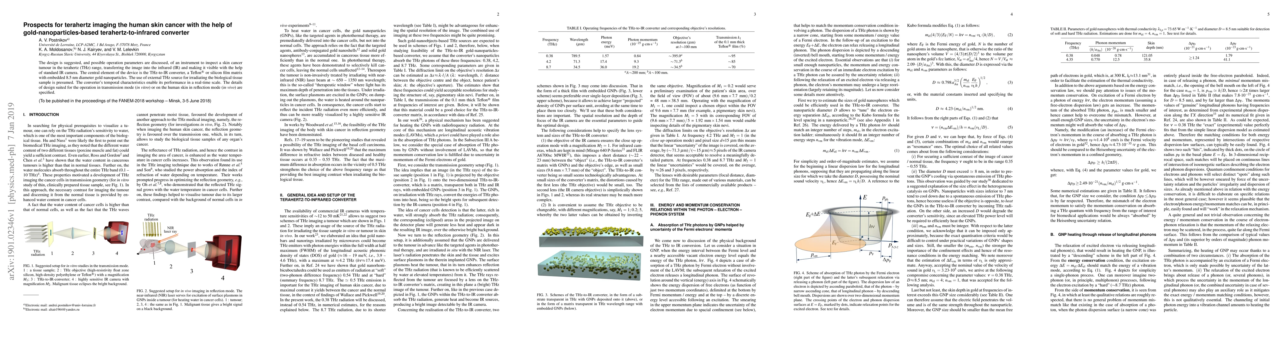 Thumbnail for Prospects for terahertz imaging the human skin cancer with the help of
  gold-nanoparticles-based terahertz-to-infrared converter