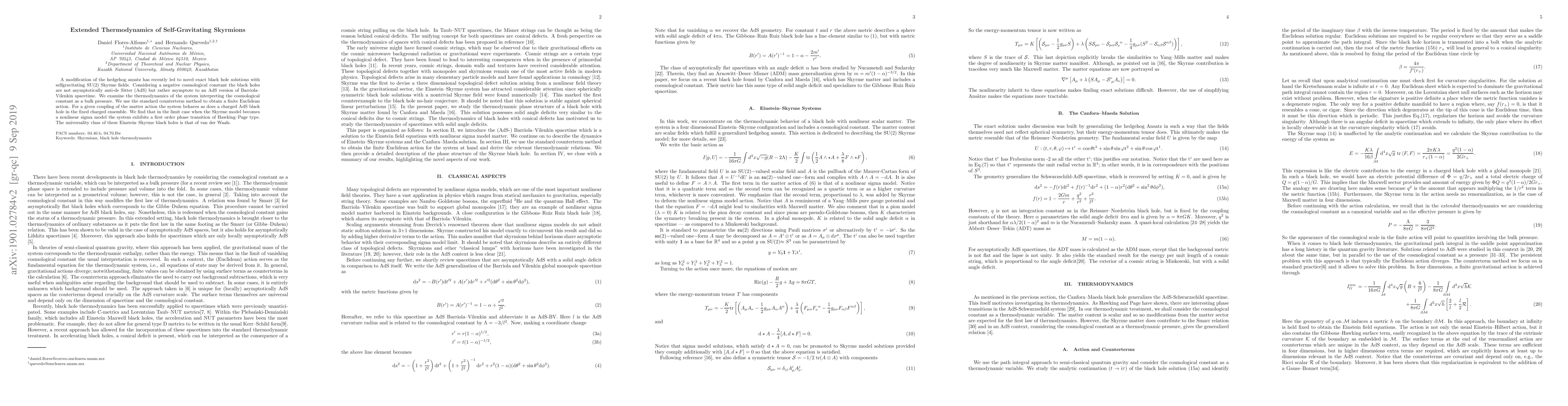 Thumbnail for Extended Thermodynamics of Self-Gravitating Skyrmions