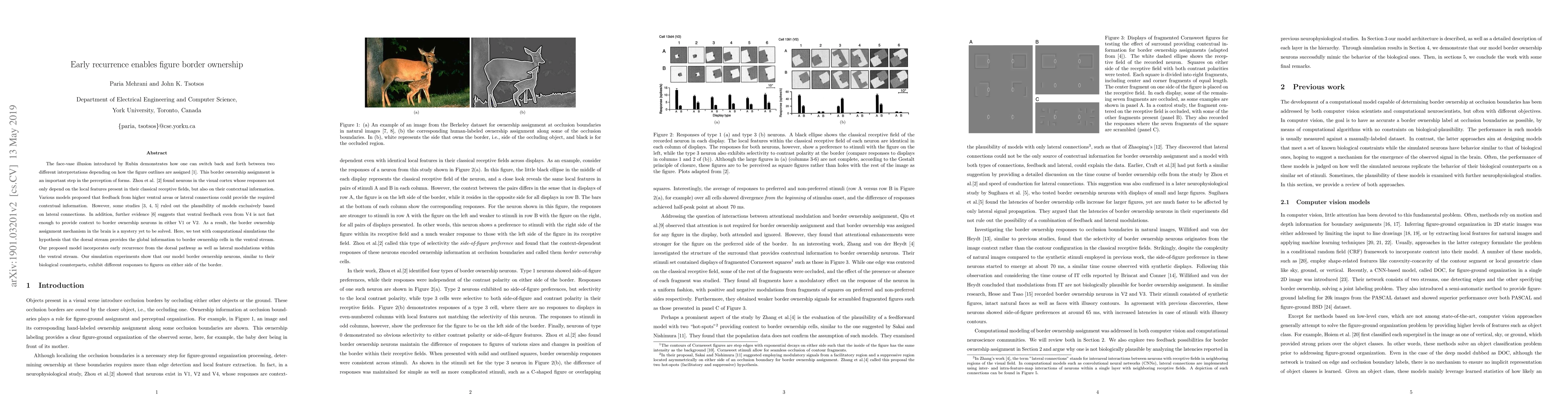 Thumbnail for Early recurrence enables figure border ownership