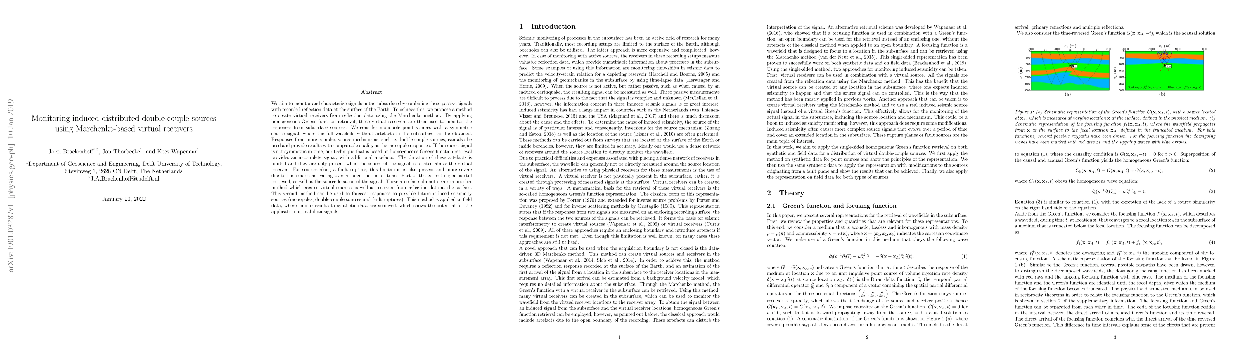 Thumbnail for Monitoring induced distributed double-couple sources using
  Marchenko-based virtual receivers