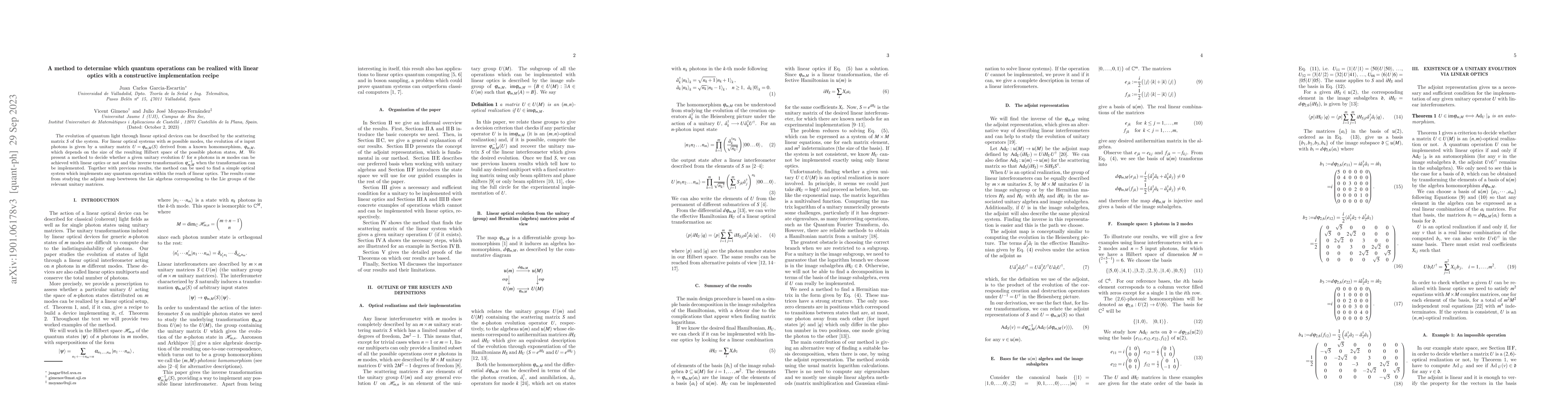 Thumbnail for A method to determine which quantum operations can be realized with
  linear optics with a constructive implementation recipe