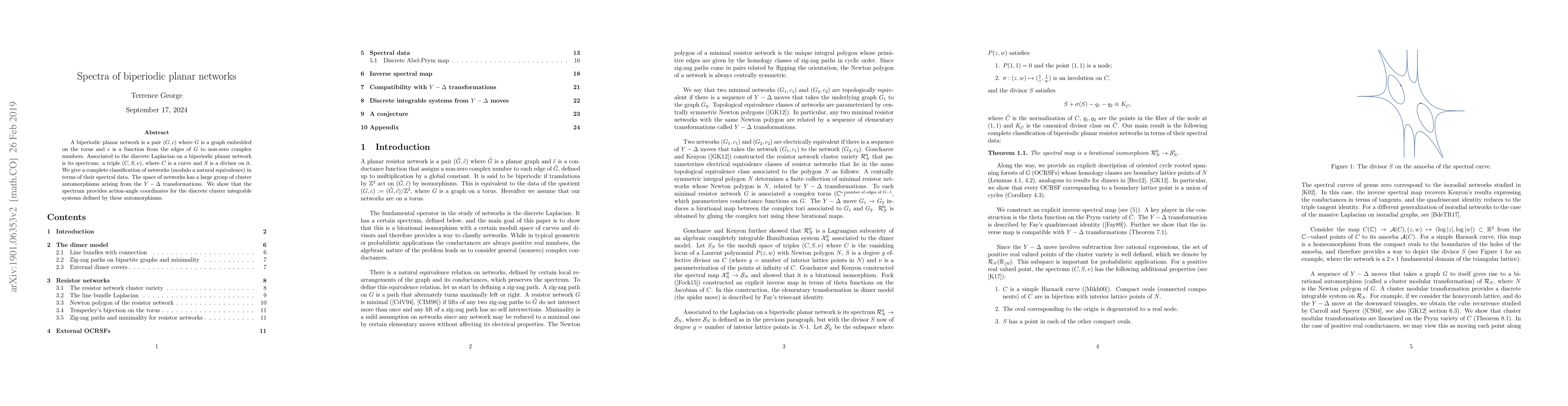 Thumbnail for Spectra of biperiodic planar networks