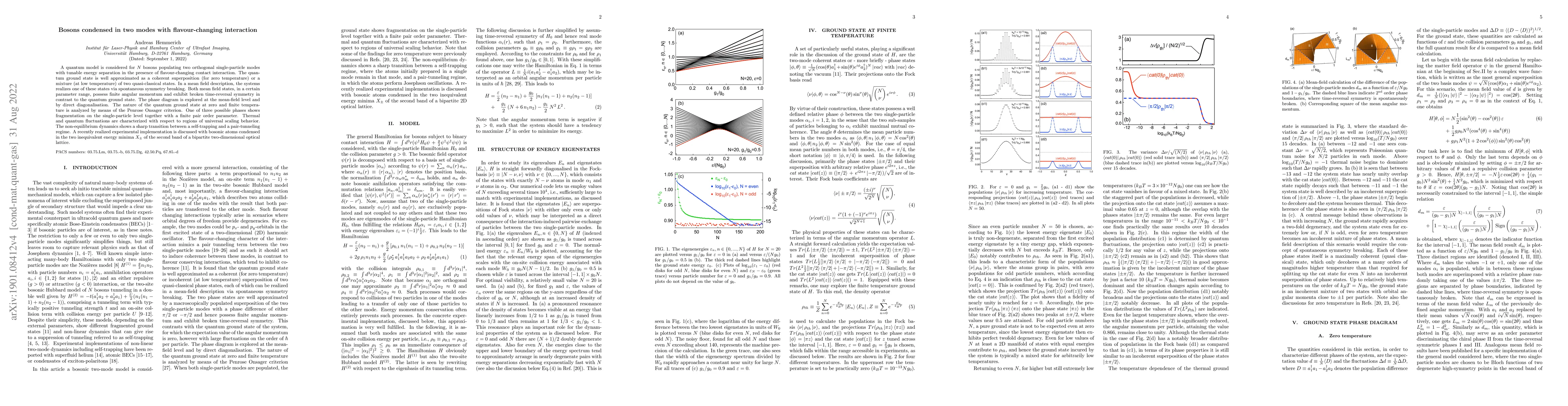 Thumbnail for Bosons condensed in two modes with flavour-changing interaction